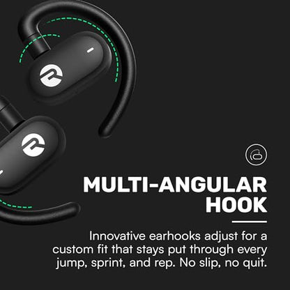 Raycon Fitness Open Ear Earbuds – Open Ear Headphones, Earbuds Wireless Bluetooth, Running Headphones, Sweat & Water-Resistant Earphones, 40 Hours Battery Life (Purple) - color: Purple