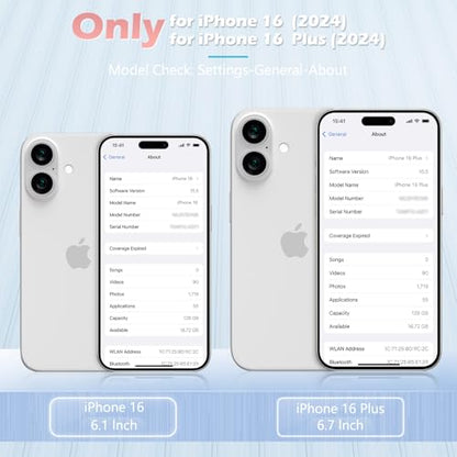 imluckies for iPhone 16 / iPhone 16 Plus/iPhone 17 Camera Lens Protector, AR+AF Tempered Glass 9H Anti-Scratch Metal Individual Lens Cover, HD Clear Camera Accessories, Glitter Silver - color: Glitter Silver