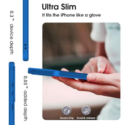 X-level Samsung Galaxy S23 FE Case Slim Fit Ultra-Thin Super Soft TPU [Guardian Series] S23 FE Phone Back Cover Light Protective Matte Finish Coating Case for Samsung S23 FE/ S23 FE 5G - Blue - color: Blue