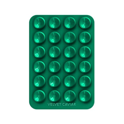 Velvet Caviar Suction Cup Phone Case Mount Compatible with MagSafe Devices Only - Magnetic Silicone Sticky Phone Grip Holder for iPhone Back of Phone - Mirror Gripper (Emerald Green) - color: Emeral Green