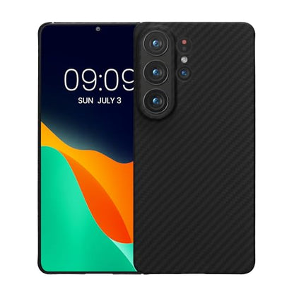 kalibri Aramid Fiber Case Compatible with Samsung Galaxy S26 Ultra - Case Super Slim Strong Protective Phone Cover - Black Matte - size: Galaxy S26 Ultra