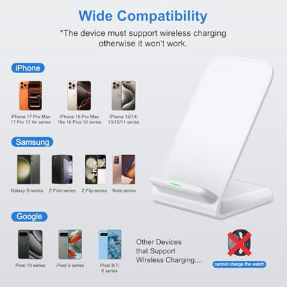 Pixel 11 Pro Wireless Charger Fast Charging Stand 15W for Google 10a 10 9a
