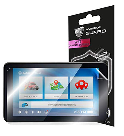 IPG For Rand McNally TND 740-750 intelliRoute Truck 7" Navigation Screen Protector Invisible Ultra HD Clear Film Anti Scratch Skin Guard - Smooth/Self-Healing/Bubble -Free