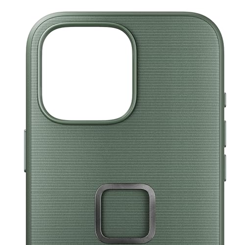 Peak Design Mobile Everyday Phone Case for iPhone 16 Pro Max, Sage, Slim Profile, Drop Protection, Weatherproof Fabric Shell, SlimLink Connects to Mobile Mounts & Gear - color: Sage
