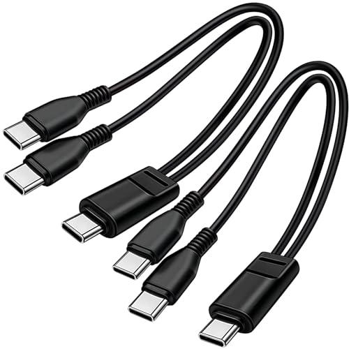 3.3FT Dual USB C Multi USB C Cable 2Pack, 2 in 1 Multi Charge Cable - size: 3.3FT*2, style: 2Type-C