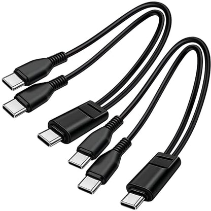 3.3FT Dual USB C Multi USB C Cable 2Pack, 2 in 1 Multi Charge Cable - size: 3.3FT*2, style: 2Type-C