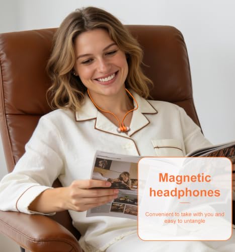 Wired Earbuds USB C for iPhone 17 Pro Max 15 16 iPad Air Pro 11/13 Orange - color: Orange
