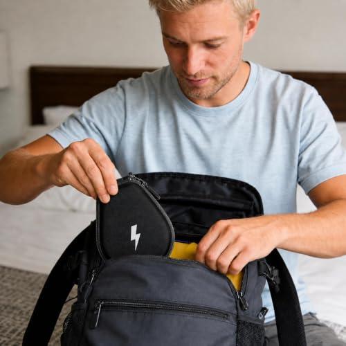 Casmilee Headphones Case Compatible with SHOKZ OpenRun Pro 2/1/Mini, OpenRun Standard/Mini, OpenMove, OpenSwim Pro, OpenSwim, Open-Ear Bone Conduction Sport Headphones, Travel Storage Only (All Black) - color: All Black