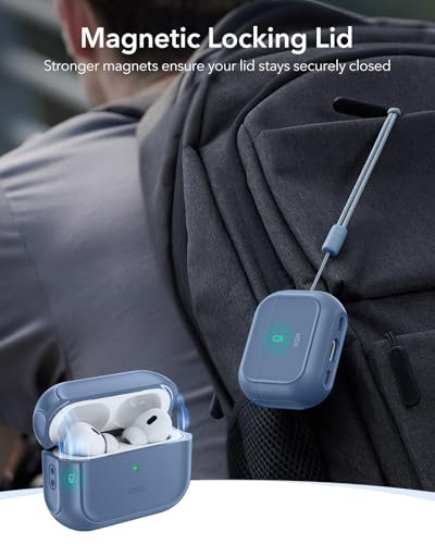 ESR for AirPods Pro 2 Case, Compatible with MagSafe, Blue - color: Dark Blue, size: AirPods Pro 2&1 Case