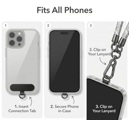 Phone Lanyard Wrist Strap Soft Rope Phone Strap Wrist Lanyard Heavy Duty - color: Camo White