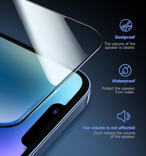 MAGIC JOHN 2 Pack for iPhone 13/14/13 Pro Tempered Glass Screen Protector - size: iPhone 13/13 Pro/14