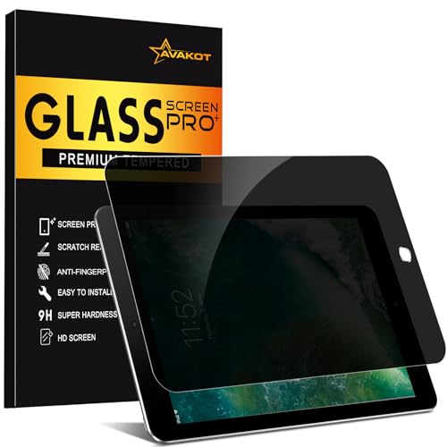 Privacy Screen Protector for iPad 6th Generation 9.7 Inch, Private Tempered Glass Film for iPad 5th Gen 9.7", Private Touch Sensitive Screen Protector for i Pad Air 2/Air 1/Pro 9.7, 1 Pack - size: 1 Pack for iPad 6th/5th Gen 9.7"