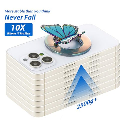 [2026 All-New] for MagSafe Butterfly Phone Grip, Glitter Colorful - color: Glitter Colorful
