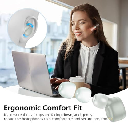 kurdene Wireless Earbuds Bluetooth 5.3 Light Weight in Ear Headphones - color: Light Blue