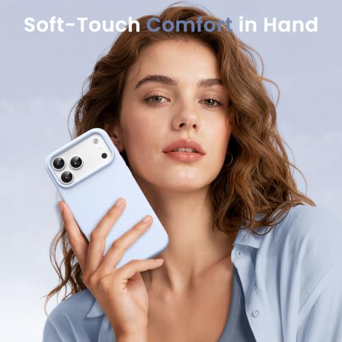 GONEZ Magnetic for iPhone 17 Pro Max Case, Silicone Cover Baby Blue - color: Baby Blue, size: Iphone 17 Pro Max