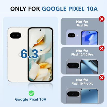 for Google Pixel-10A Case Slim Fit & Matte Translucent, Gray - color: Gray, size: Pixel 10A 6.3"