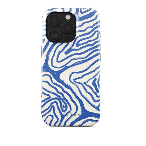 BURGA Unisex Phone Case for iPhone 16 Pro – Dual-Layer Hybrid Design with Shock-Absorbing Silicone & Durable Exterior, Scratch-Resistant Finish and Raised Bezel Edge for Screen Protection & Daily Use - color: Seven Seas, size: iPhone 16 Pro