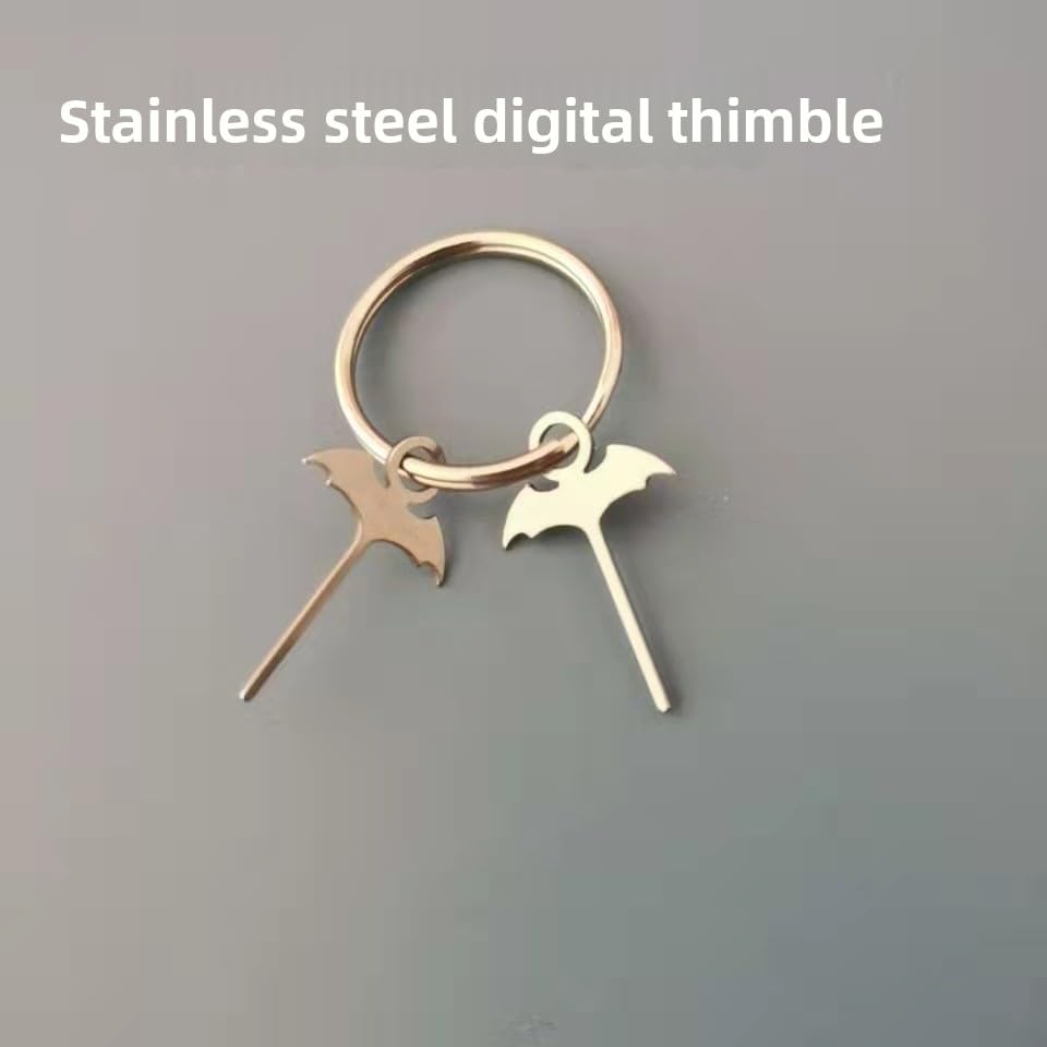Bat Shaped SIM Eject Pin Keychain 2 Pack, Universal Stainless Steel SIM Card Removal Tool, Gothic Anti-Lost SIM Tray Opener for All Smartphones