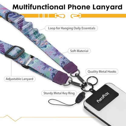 Icycay Phone Lanyard Crossbody Strap Neck Adjustable Teacher Women Axolotls - color: Axolotls