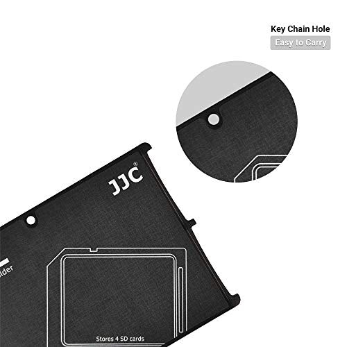 4 Slot SD Card Holder Case Storage Organizer, Slim Ultra-Thin SDHC SDXC Box - color: 4 SD Card Slots