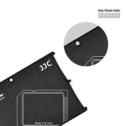 4 Slot SD Card Holder Case Storage Organizer, Slim Ultra-Thin SDHC SDXC Box - color: 4 SD Card Slots