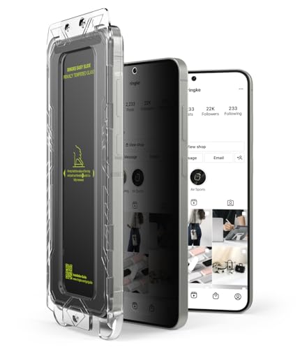 Ringke for Samsung Galaxy S25 Plus / S24 Plus Screen Protector [Privacy] - size: Galaxy S25 Plus / S24 Plus