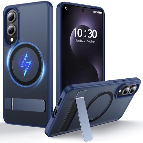 for Samsung Galaxy S25 Edge Case with MagSafe - color: Blue, size: Galaxy S25 Edge with Stand