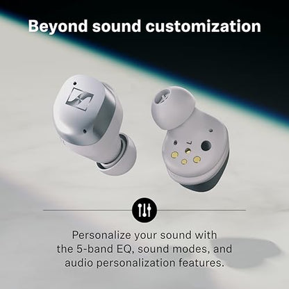 Sennheiser Momentum True Wireless 4 Smart Earbuds with Bluetooth 5.4, Crystal-Clear Sound, Comfortable Design, 30-Hour Battery Life, Adaptive ANC, LE Audio and Auracast - Black Copper - color: Black