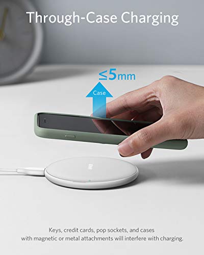 Anker 313 Qi-Certified 10W Fast Wireless Charger Pad - color: White