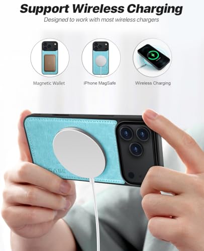 OCASE for iPhone 17 Pro Max Detachable Wallet Case with Card Holder, 2 in 1 PU Leather Flip Folio with RFID Blocking Stand Wrist Strap Shockproof Phone Cover 6.9 Inch 2025, Ice Blue - color: Ice Blue, size: iPhone 17 Pro Max