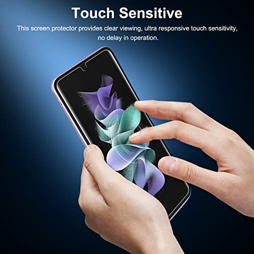 geekboy (2 Set Upgraded) Screen Protector for Samsung Galaxy Z Flip 3 5G