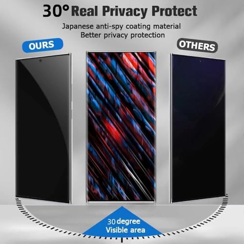 3 Pack Privacy Screen Protector for Samsung Galaxy Note 20, Anti-Scratch Anti-Spy Tempered Glass Protective Film for Samsung Galaxy Note20 - size: Galaxy Note 20