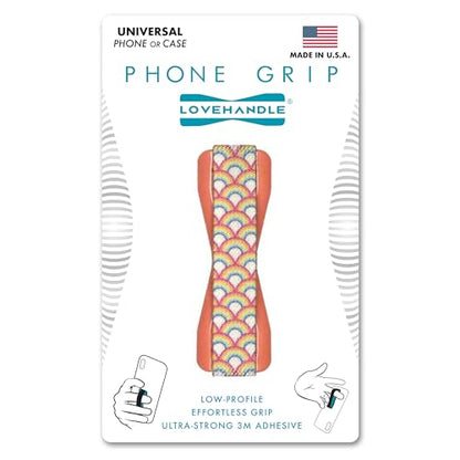 LOVEHANDLE Original Universal Phone Grip - Rainbow Scale