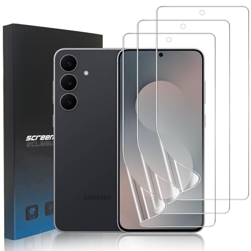 3 Pack Soft TPU Screen Protector for Samsung Galaxy S25 FE 6.7 inch - size: Samsung Galaxy S25 FE