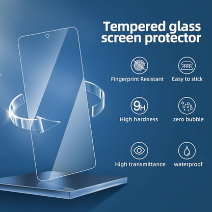 NEW'C 3 Pack Designed for Samsung Galaxy A56 5G / A36 5G Screen Protector Tempered Glass,Case Friendly Ultra Resistant - size: A36 5G 6.7 inches