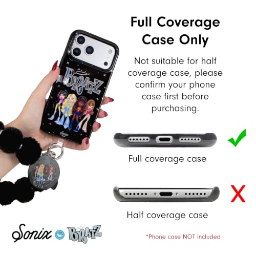 Sonix Phone Wristlet - Detachable Universal Smartphone Wrist Strap, Hands-Free Lanyard Cellphone Bracelet with Tether Tab - color: Bratz 25th Anniversary