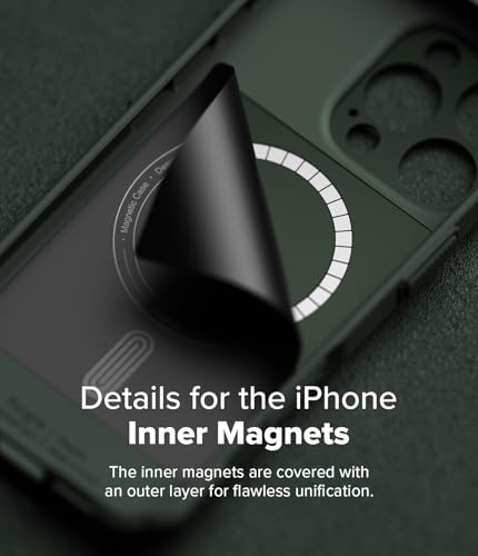 Ringke for iPhone 16 Pro Max Case [Rugged Gear Magnetic Dark Green] - color: Magnetic Dark Green, size: iPhone 16 Pro Max