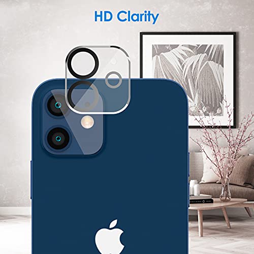 JETech Privacy Screen Protector for iPhone 12, 2+2 Pack - size: iPhone 12