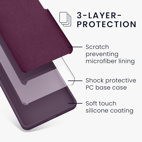 kwmobile Case Compatible with Google Pixel 7 Pro Case - TPU Silicone Phone Cover with Soft Finish - Pale Iris - color: Pale Iris, size: Pixel 7 Pro