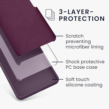 kwmobile Case Compatible with Google Pixel 7 Pro Case - TPU Silicone Phone Cover with Soft Finish - Pale Iris - color: Pale Iris, size: Pixel 7 Pro