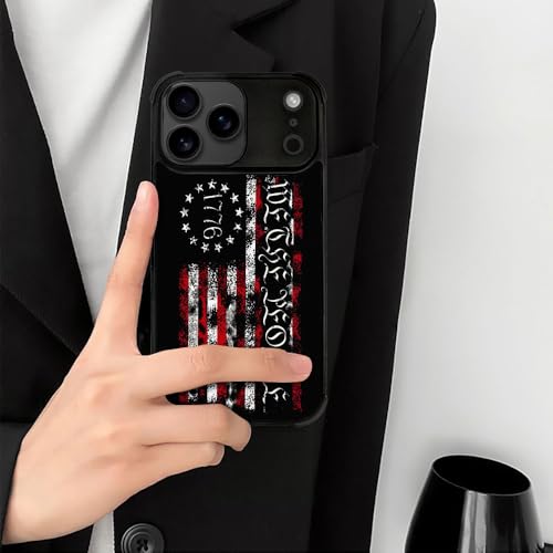 case for iPhone 17 Pro Max,Compatible with Magsafe,All-Round Protection Shockproof Anti-Scratches TPU Case Cover-Classic American Flag 1776 We The People - color: Classic American Flag 1776 we the people, size: IPhone 17 Pro Max
