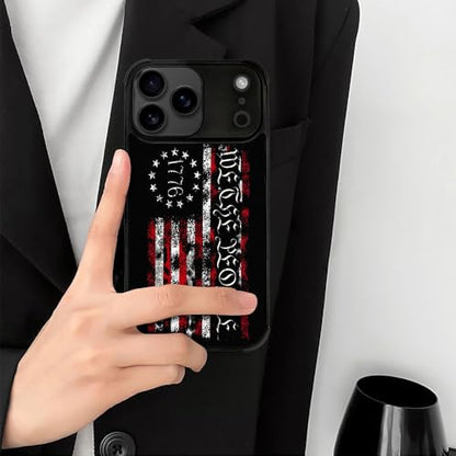 case for iPhone 17 Pro Max,Compatible with Magsafe,All-Round Protection Shockproof Anti-Scratches TPU Case Cover-Classic American Flag 1776 We The People - color: Classic American Flag 1776 we the people, size: IPhone 17 Pro Max