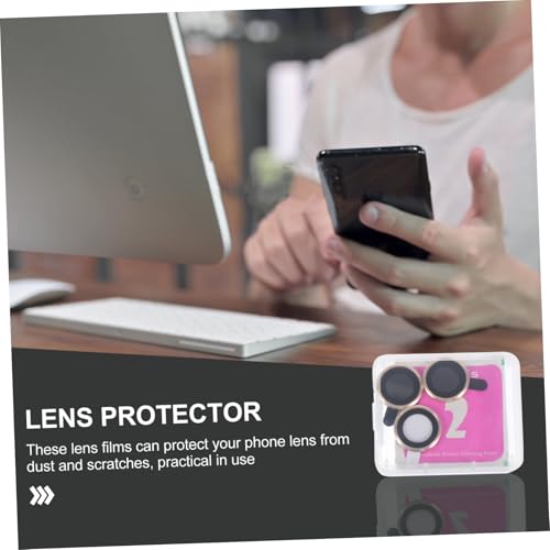 Uonlytech 3pcs Camera Lens Protectors Scratch Resistant Easy to Install High Hardness Lens Shielding