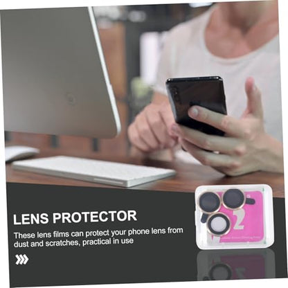 Uonlytech 3pcs Camera Lens Protectors Scratch Resistant Easy to Install High Hardness Lens Shielding