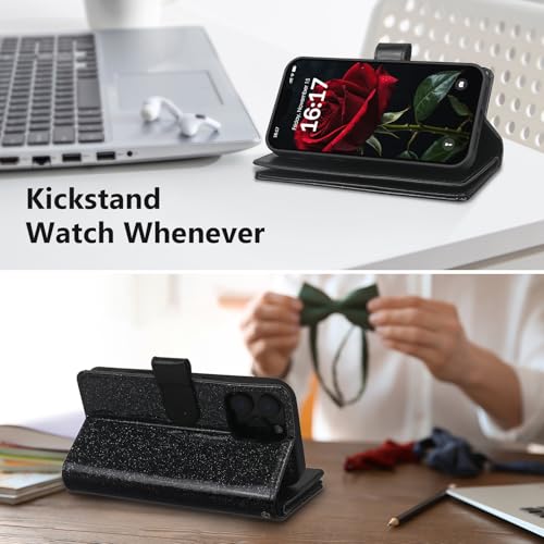 Varikke for iPhone 16 Pro - Case Wallet Magnetic Detachable, Black - color: (Standard) Black, size: iPhone 16 Pro 6.3"