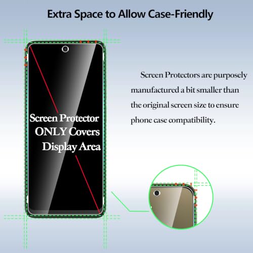 Anoowkoa 3 Pack Designed for Moto Edge 2026 Screen Protector - color: Moto Edge 2026