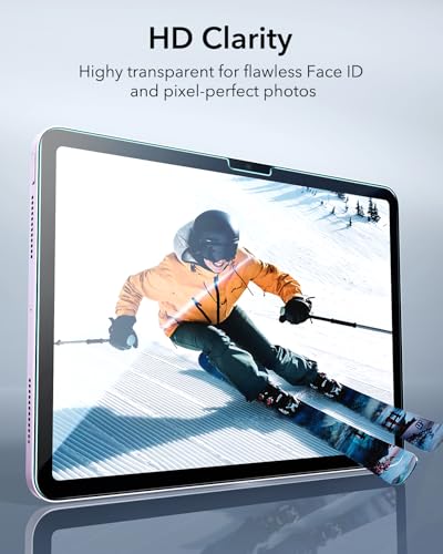 ESR 2 Pack Screen Protector for iPad Air 13 Inch M4/M3/M2, 9H Glass - size: Air 13" M4/M3/M2 (2026/2025/2024)
