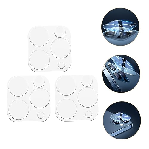ARTIBETTER 3pcs Scratch-resistant Fingerprint Lens Protectors Tempered Covers High Definition Shielding against Scratches and Bumps