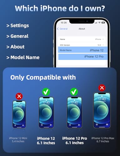 ruwa Privacy Screen Protector for iPhone 12/12 Pro[6.1 Inch][3-Pack] Anti-Peep Tempered Glass Film with Easy Installation Frame, Ultra HD, 9H Hardness, Scratch Resistant, Case Friendly - size: for iPhone 12/12 Pro-6.1 inch 3-Pack