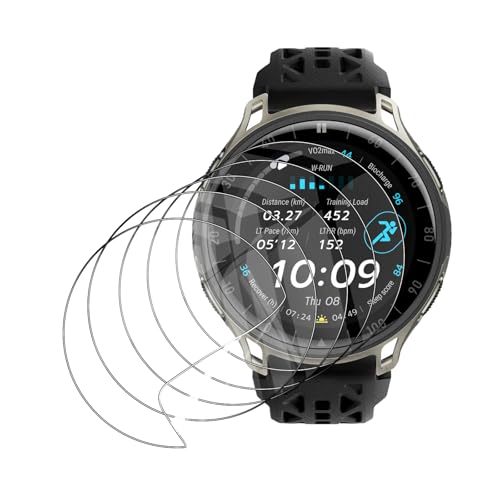 6 Pack Compatible for Amazfit Cheetah 2 Pro Screen Protector, Flexible TPU Film [Not Glass], Full Coverag, HD Clear Easy Install, Bubble Free for Amazfit Cheetah 2 Pro Screen Protector - size: RM6-Amazfit Cheetah 2 Pro-US